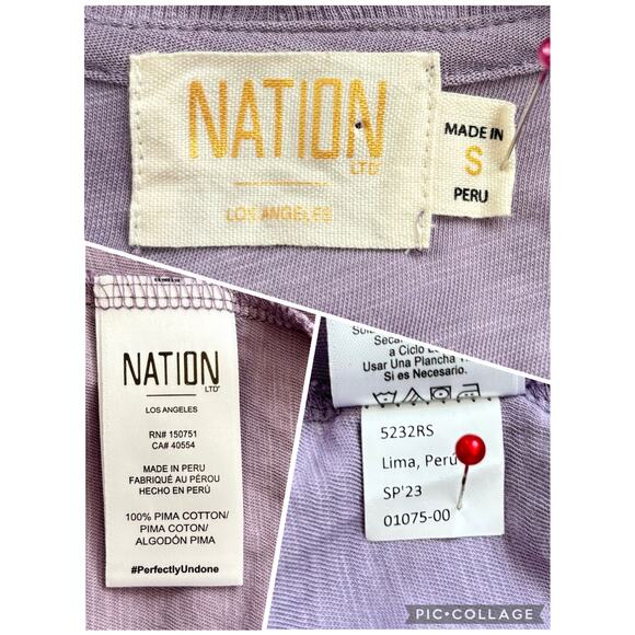 NATION LTD MARGOT TURTLENECK TANK DRESS FRENCH VIOLET WOMEN SIZE SMALL - Picture 13 of 14